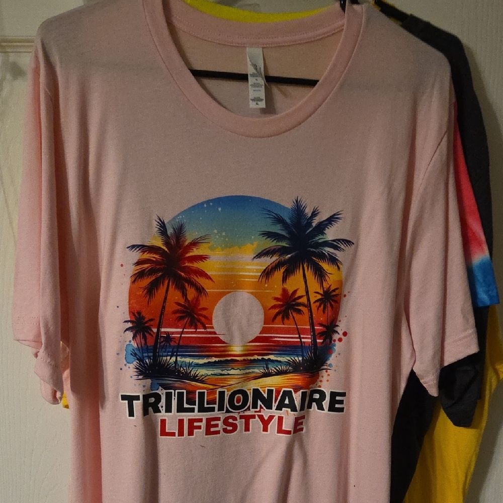 Pink Short Sleeve Graphic Tee